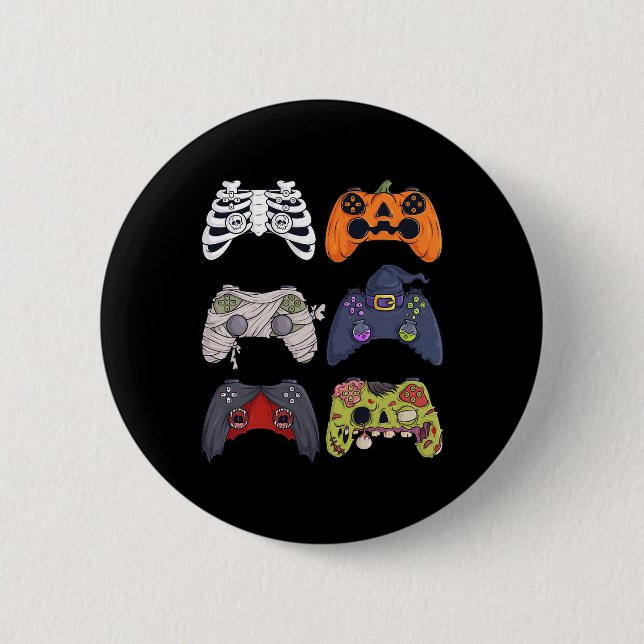 Halloween Skeleton Zombie Gaming Controller Mummy Button (Vorderseite)