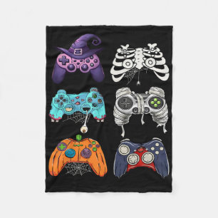 Halloween Skeleton Zombie Gaming Controller Mummy Fleecedecke