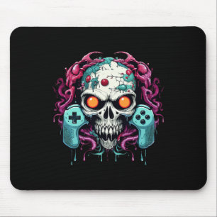 Halloween Skeleton Zombie Gaming Controller Mummy Mousepad