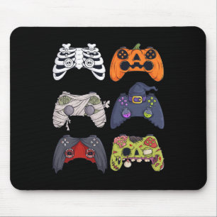 Halloween Skeleton Zombie Gaming Controller Mummy Mousepad