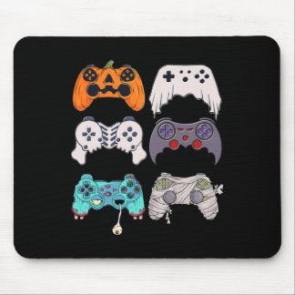 Halloween Skeleton Zombie Gaming Controller Mummy Mousepad