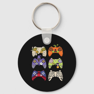 Halloween Skeleton Zombie Gaming Controller Mummy Schlüsselanhänger