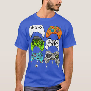 Halloween Skeleton Zombie Gaming Controller Mummy T-Shirt