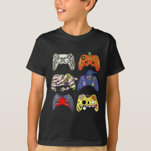 Halloween Skeleton Zombie Hexen Controller Mummy B T-Shirt