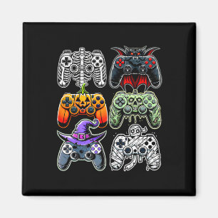 Halloween Skeleton Zombie Mummy Gaming Controller Magnet