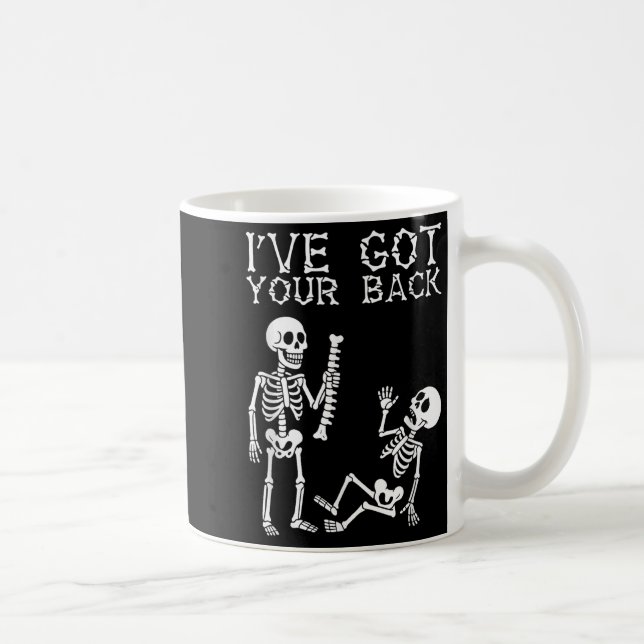 Halloween Skeletons Ive Got Your Back Costume Men  Kaffeetasse (Rechts)