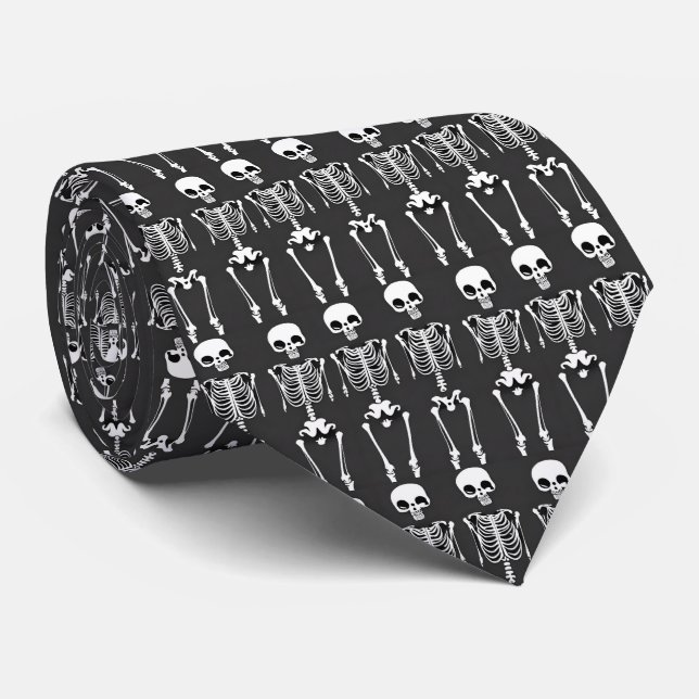 Halloween Skeletons-Krawatte Krawatte (Gerollt)