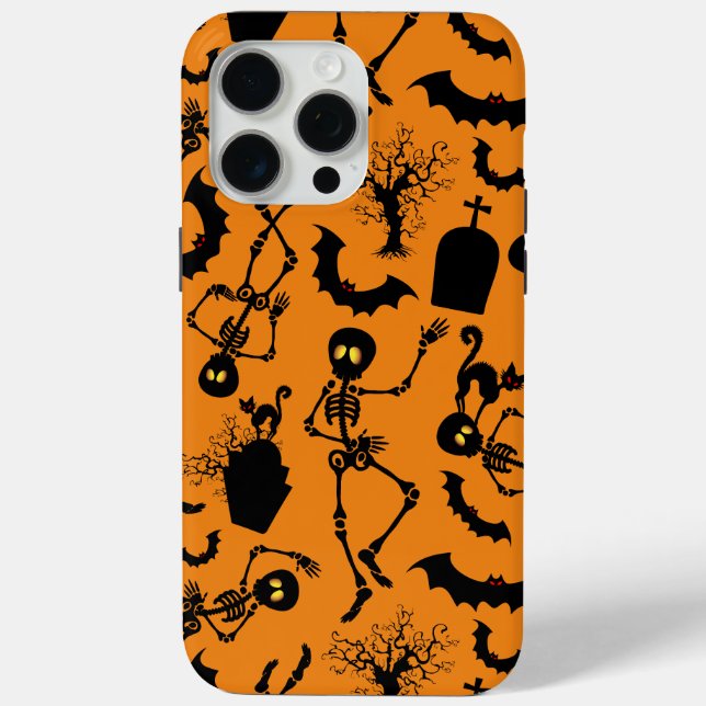 Halloween Skeletons Macabre Dance Case-Mate iPhone Hülle (Rückseite)