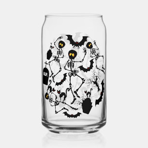 Halloween Skeletons Macabre Dance Dosenglas