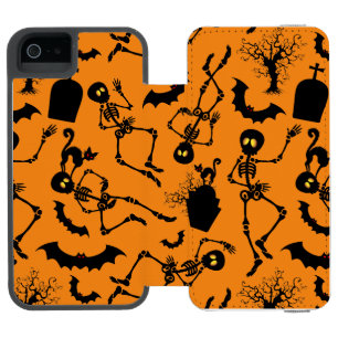Halloween Skeletons Macabre Dance Incipio Watson™ iPhone 5 Geldbörsen Hülle