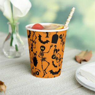 Halloween Skeletons Macabre Dance Pappbecher
