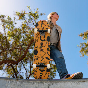 Halloween Skeletons Macabre Dance Skateboard