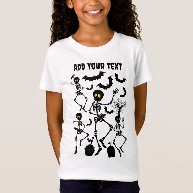 Halloween Skeletons Macabre Dance T-Shirt (Vorderseite)