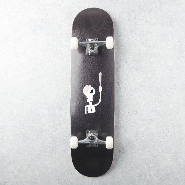 Halloween-Skelett Aufkleber (Skateboard)