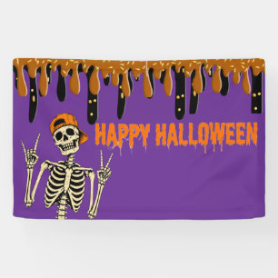 Halloween-Skelett  Banner