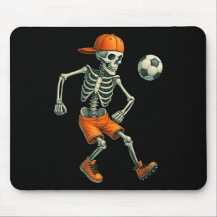 Halloween-Skelett-Fußball-Byll Gruselige Saison Sp Mousepad