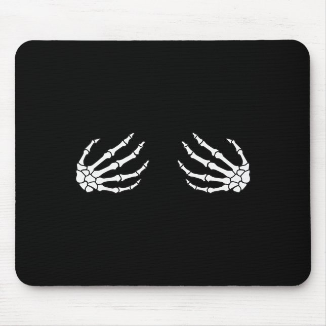 Halloween Skelett-Hand für Frauen  Mousepad (Vorne)