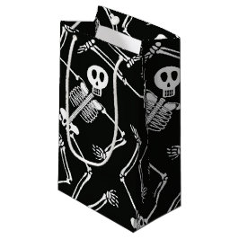 Halloween Skelett kleine Geschenktasche Geschenktüte