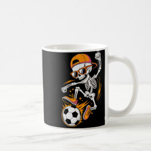 Halloween-Skelett Lustiges Fußball-Shirt für Teena Kaffeetasse