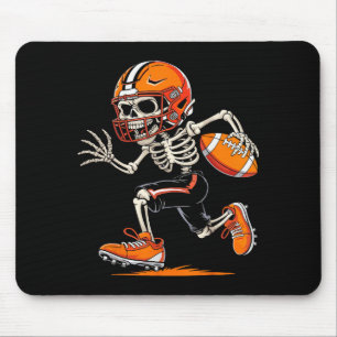 Halloween-Skelett Lustiges Fußball-Shirt für Teena Mousepad