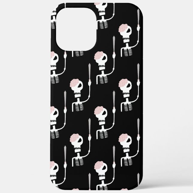 Halloween-Skelett mit Schwert Case-Mate iPhone Hülle (Rückseite)