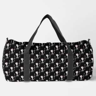 Halloween-Skelett mit Schwert Duffle Bag