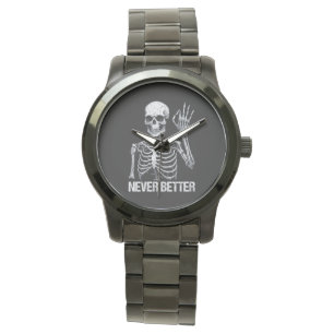 Halloween Skelett - Nie besser Armbanduhr
