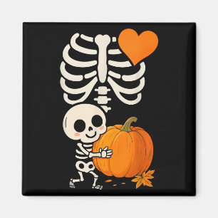 Halloween-Skelett Schwangerschaftsankündigung Soky Magnet