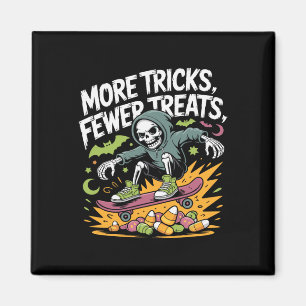 Halloween-Skelett-Skater-Tricks-Schädel-Skateboard Magnet