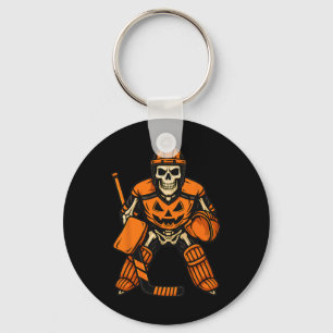 Halloween-Skelett-Torhüter-Kürbiskostüm Schlüsselanhänger