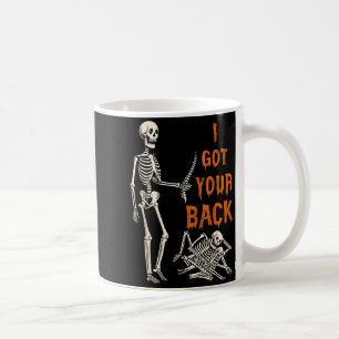 Halloween Skelette Ich-hab-deinen-Rücken-Kostüm Mä Kaffeetasse