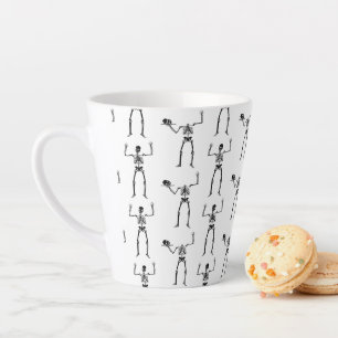 Halloween-Skelette, Süßes oder Saures, Buh Milchtasse