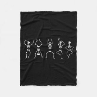 Halloween Skelette tanzen lustige Kostüme Männer F Fleecedecke