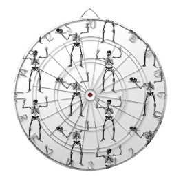 Halloween Skelette, Trick oder Treat, Boo Dartscheibe