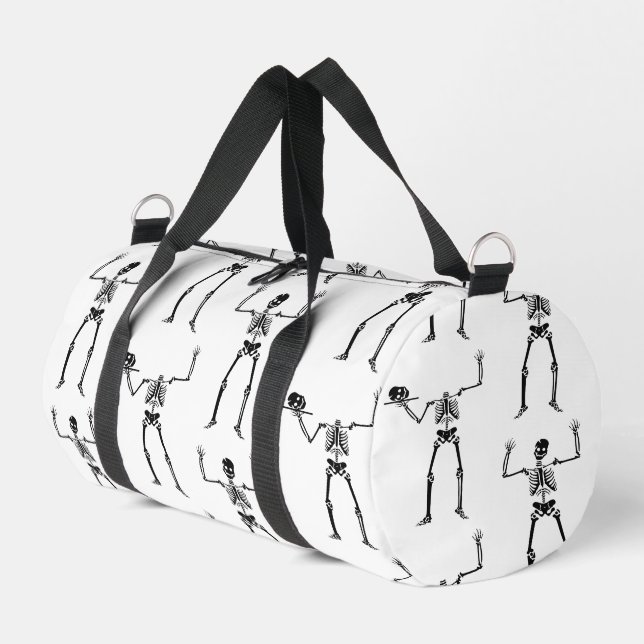 Halloween Skelette, Trick oder Treat, Boo Duffle Bag (Linke Seite)