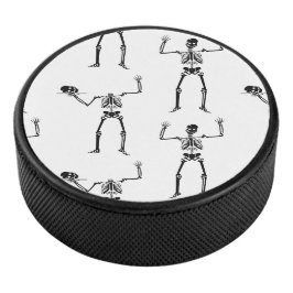 Halloween Skelette, Trick oder Treat, Boo Eishockey Puck