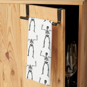 Halloween Skelette, Trick oder Treat, Boo Geschirrtuch