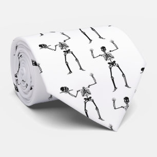 Halloween Skelette, Trick oder Treat, Boo Krawatte