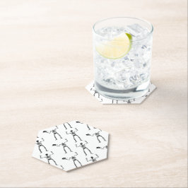 Halloween Skelette, Trick oder Treat, Boo Untersetzer