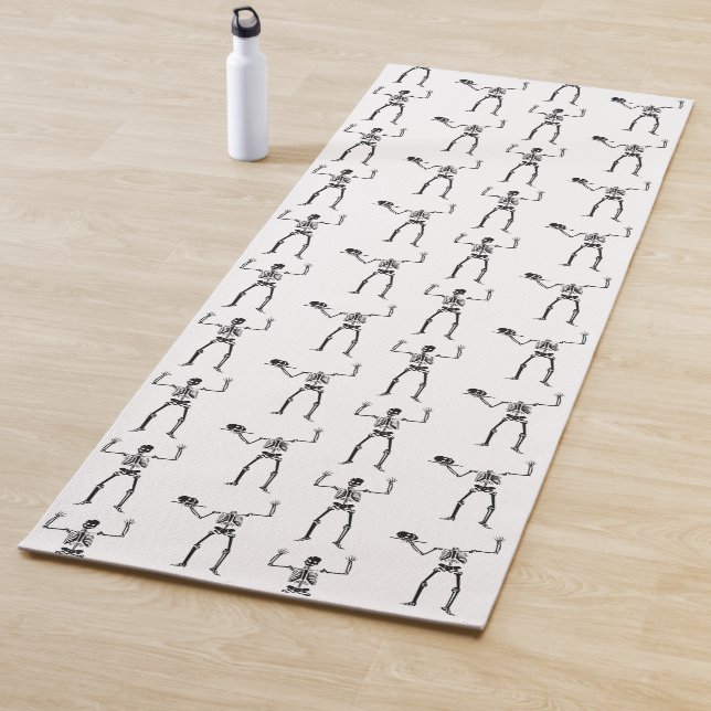 Halloween Skelette, Trick oder Treat, Boo Yogamatte (Beispiel)