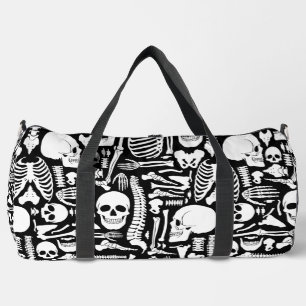 Halloween Skelettmuster Duffle Bag