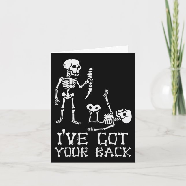 Halloween Skeletts Ich Got Ihre CK-Kostüme Männer  Karte (Vorderseite)