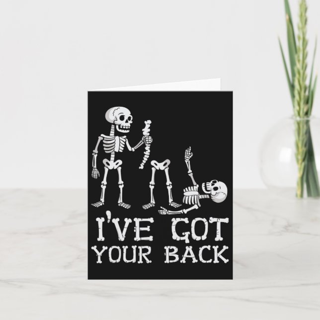 Halloween Skeletts Ich Got Ihre CK-Kostüme Männer  Karte (Vorderseite)