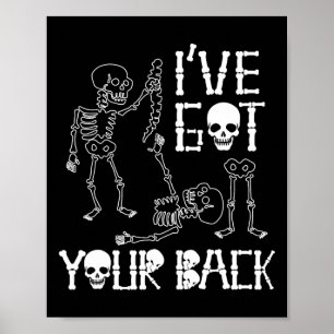 Halloween Skeletts Ich Got Ihre CK-Kostüme Männer Poster