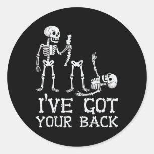 Halloween Skeletts Ich Got Ihre CK-Kostüme Männer Runder Aufkleber