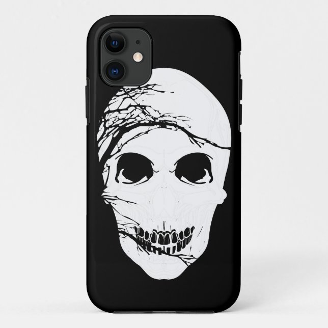 Halloween Skull 2 Case-Mate iPhone Hülle (Rückseite)