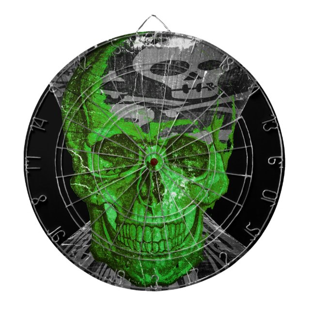 Halloween Skull #3 Dartscheibe (vorne)