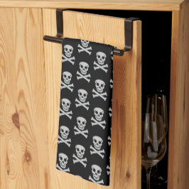 Halloween Skull and Bones Küchentücher