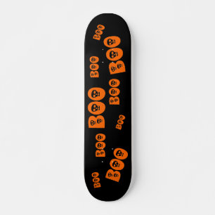 Halloween Skull "Boo" Skateboard