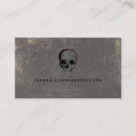 Halloween Skull Calling Card Visitenkarte